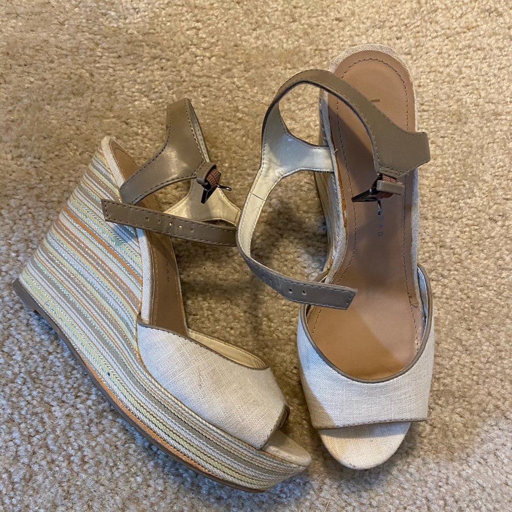 Lauren Conrad wedges. Size 8.5